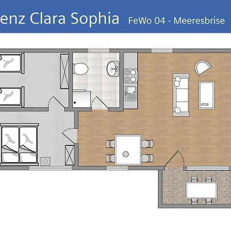 Meeresbrise In Der Residenz Clara Sophia Apartment